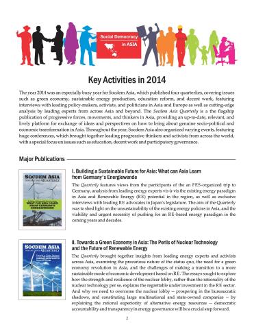 Key Activities in 2014 cover